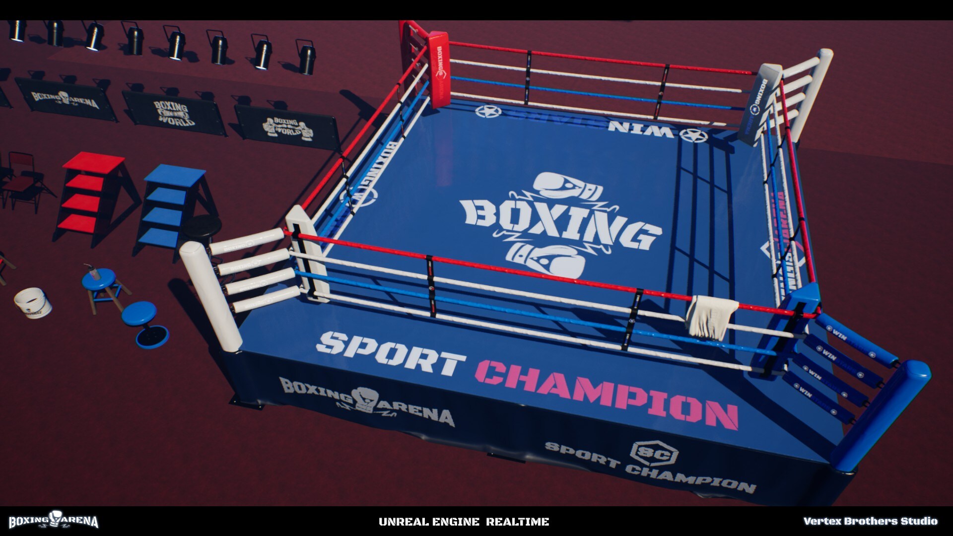 BOXING ARENA STADIUM in Environments UE Marketplace